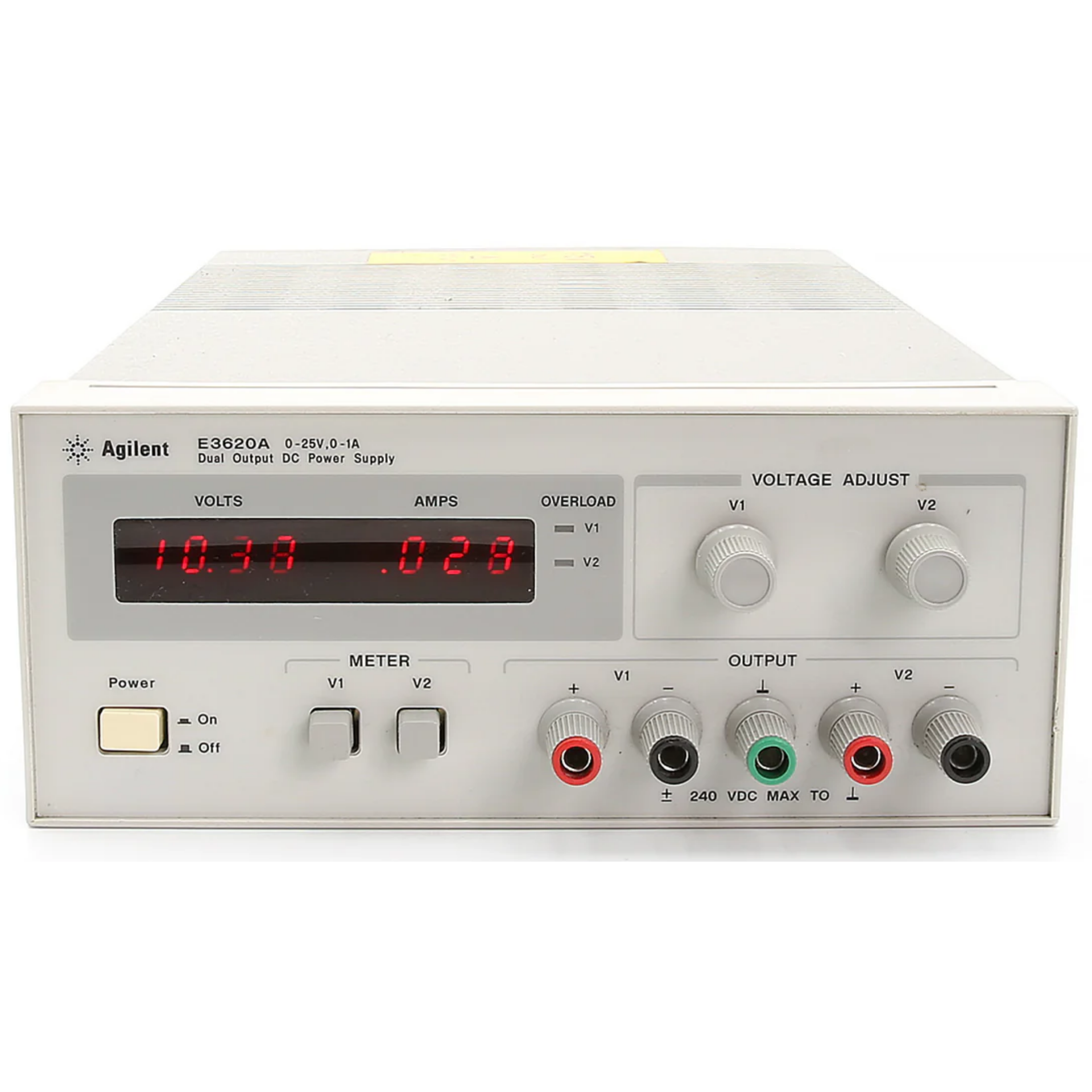 [중고] Agilent E3620A 듀얼 출력 DC 전원 공급기 | ±25V 1A | 50W | 독립 제어 | 저노이즈